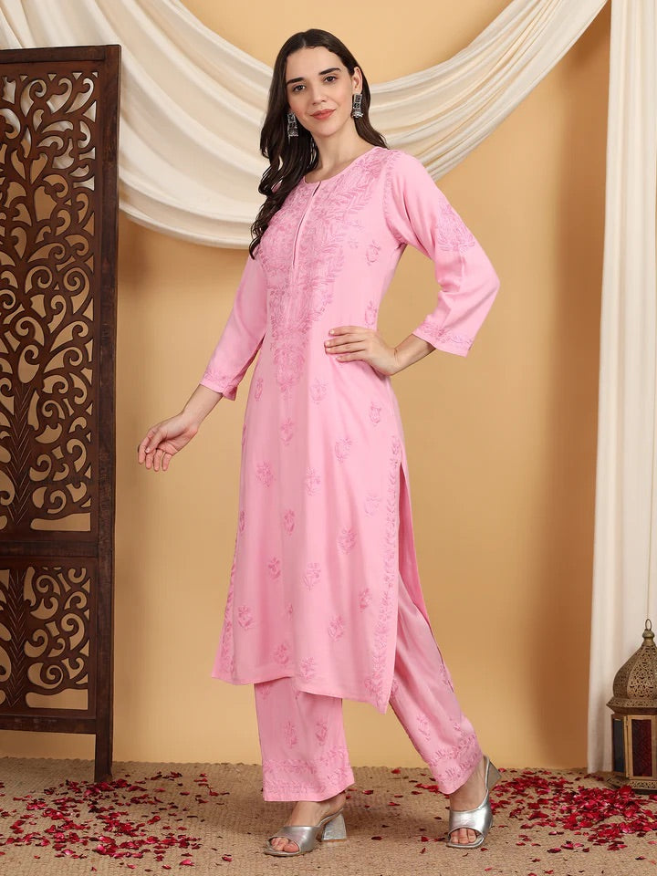 Rangrez Soft Chikanhandwork Combo