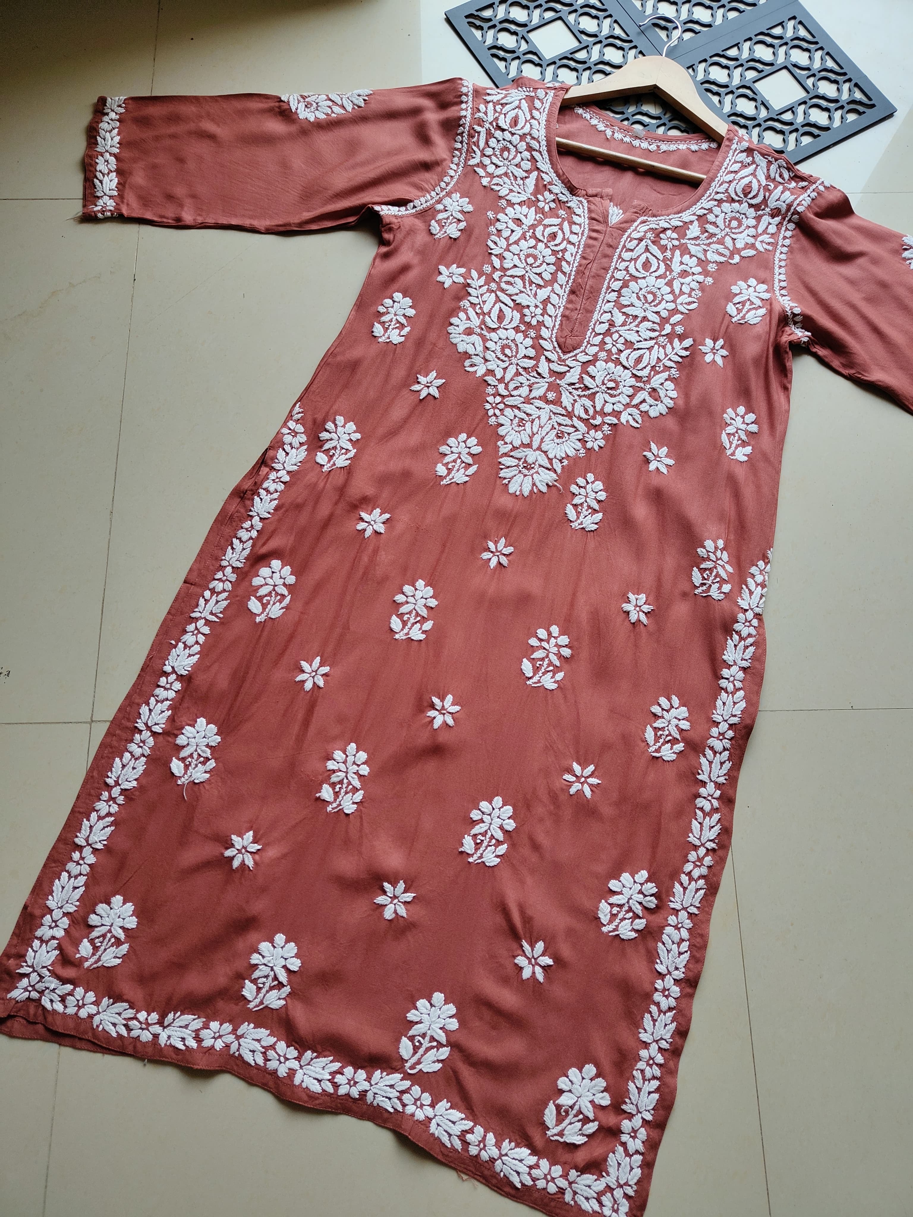 Fancy Rayon Kurta with heavy work