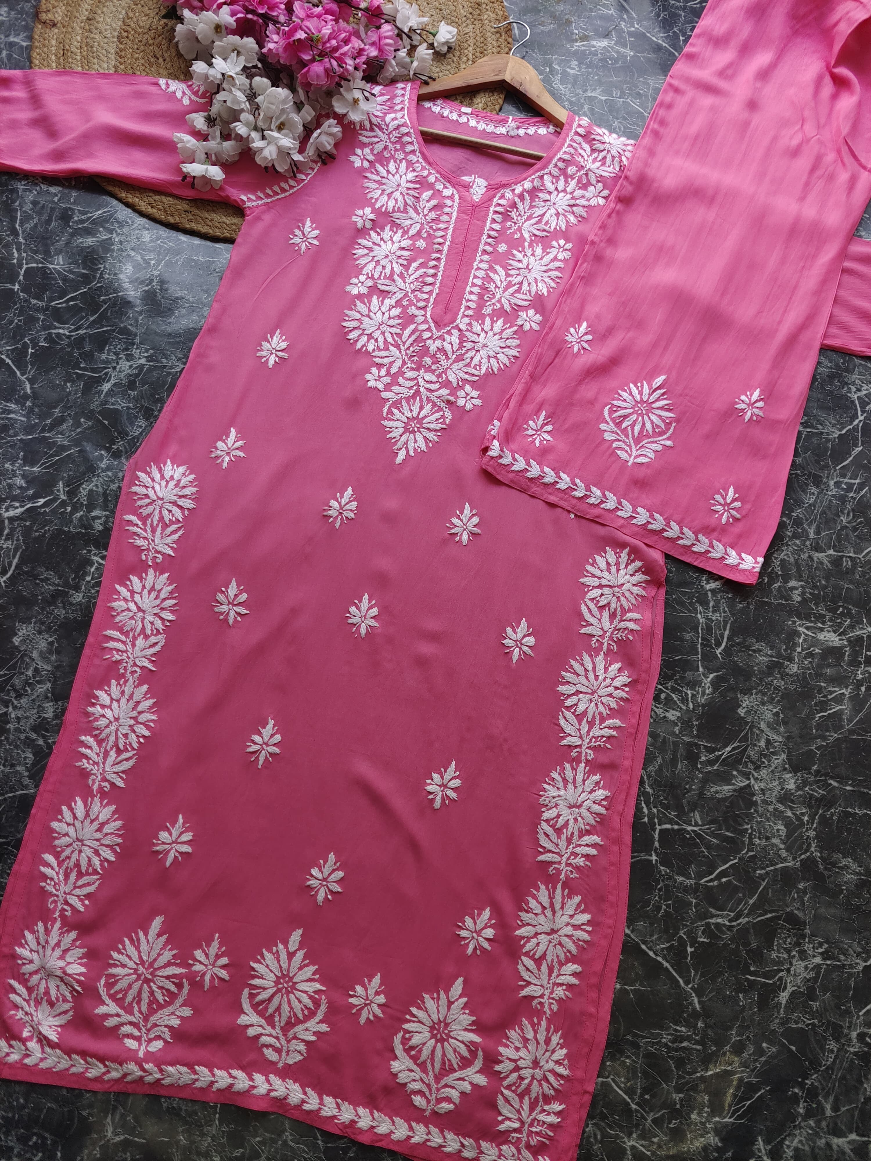 Premium Modal Crafted Chikankari set