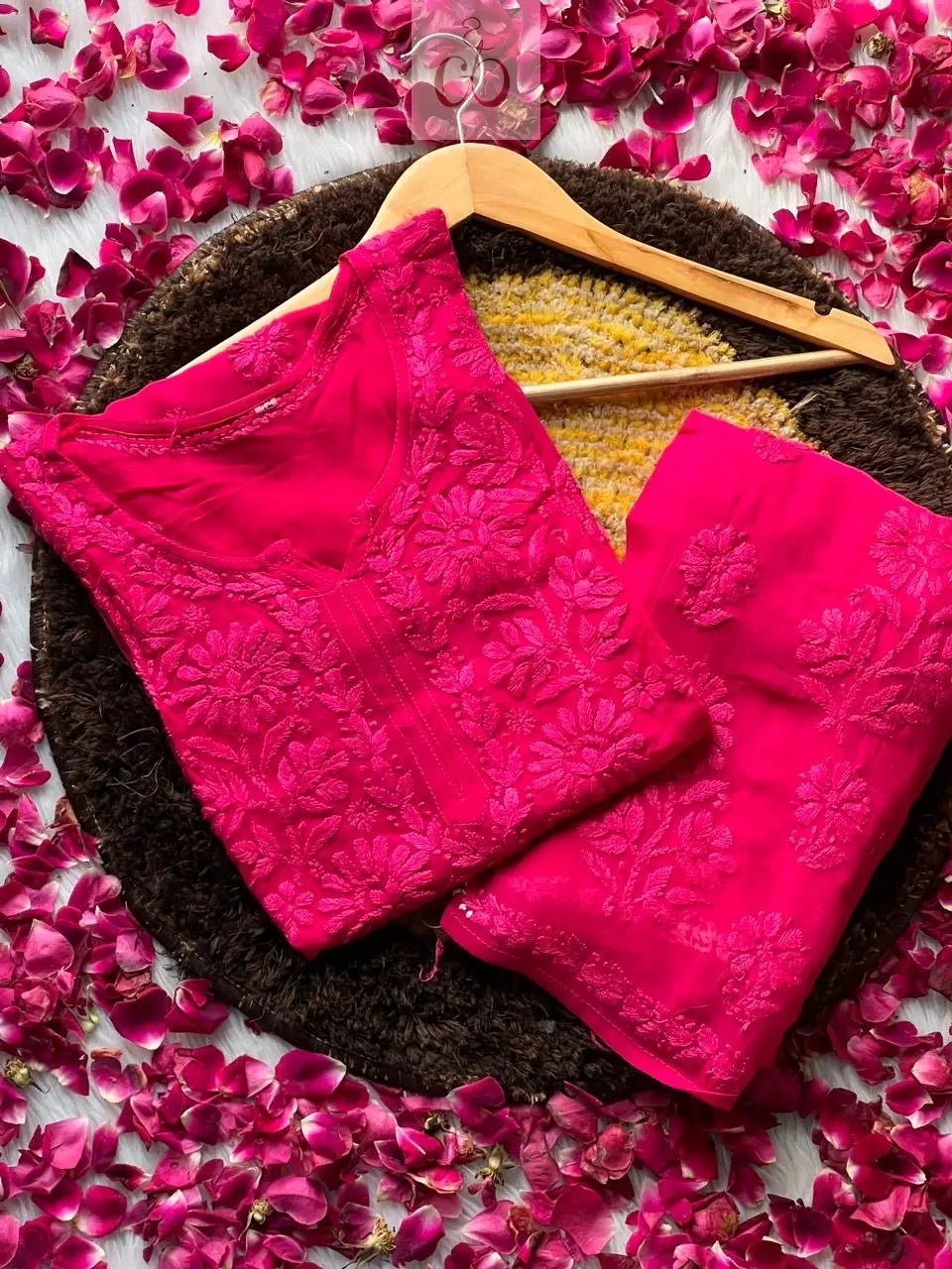 3D Viscose Plazzo Kurti combo - chikankariofficial