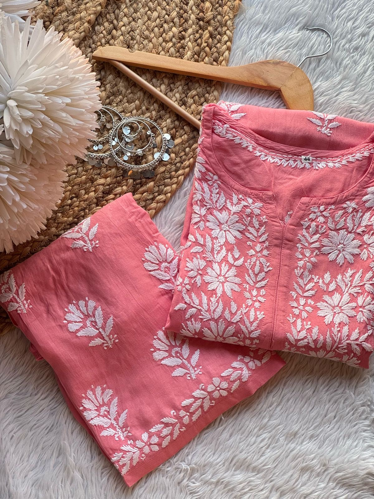 Inayat Rayon Flower Embroidered Combo