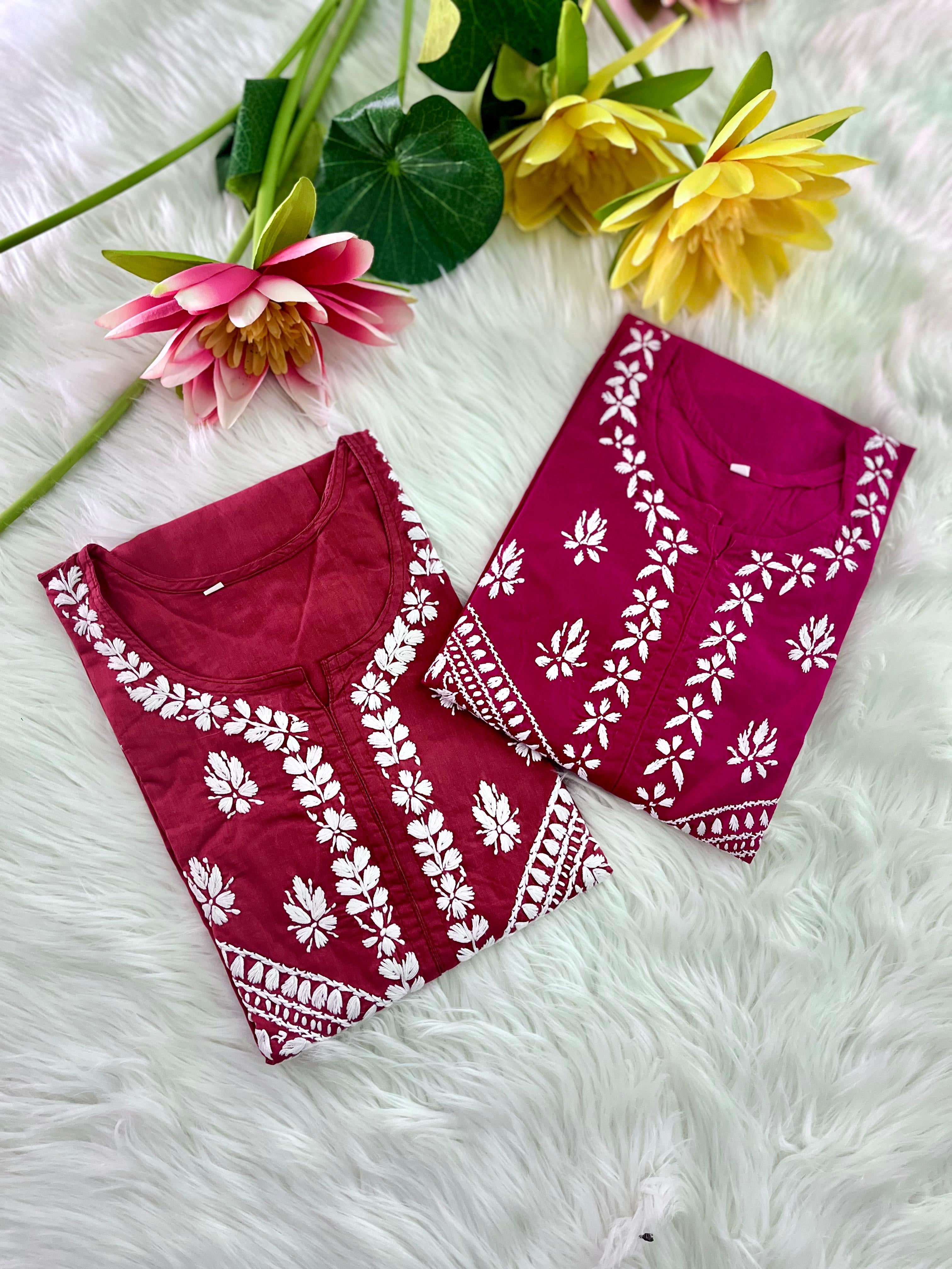 Buy 1 Get 1 Cotton Embroidered Kurta for every day