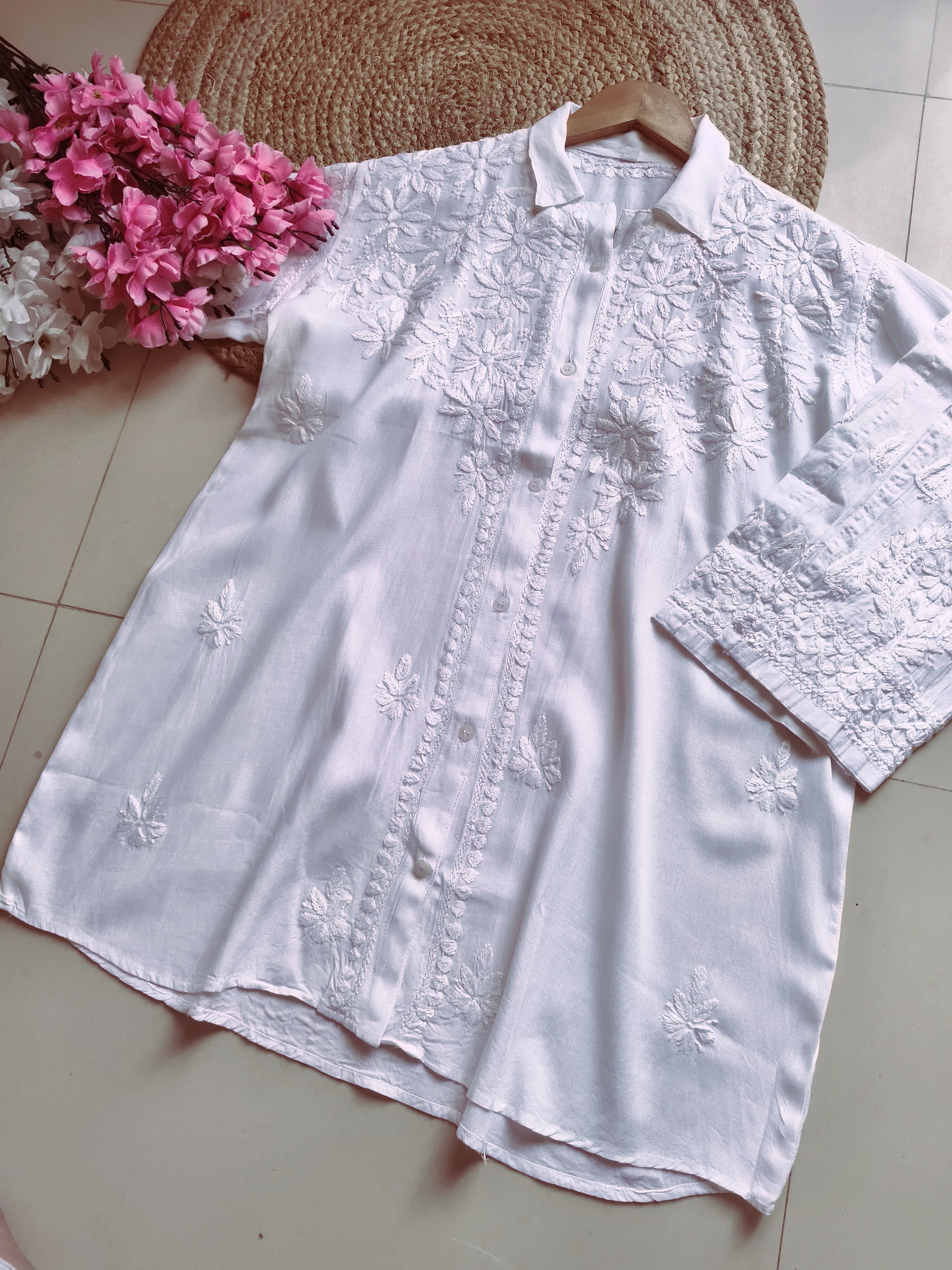 Latest Rayon Chikankari Shirt