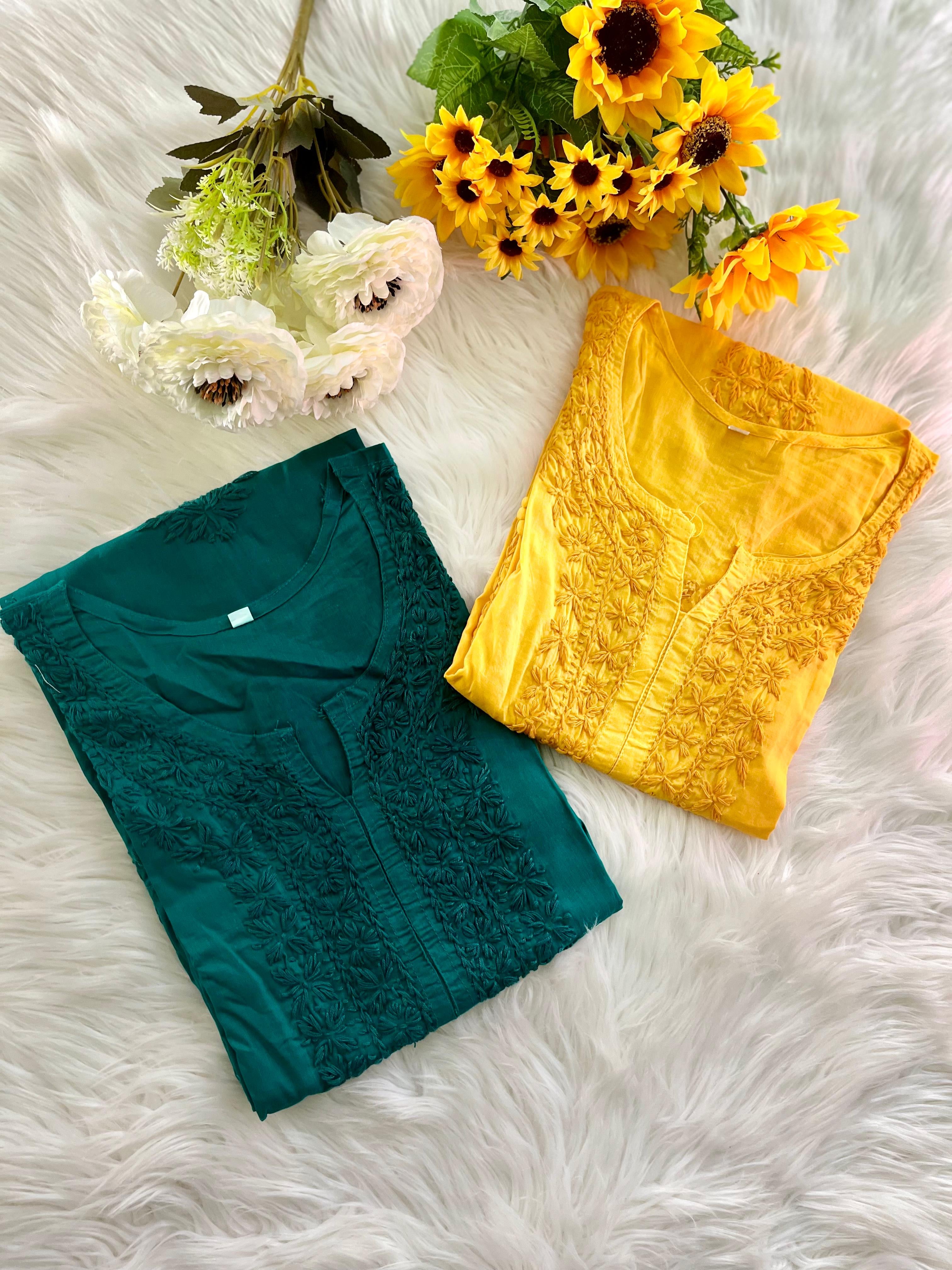 Grace Buy1Get1 Plus sizes Cotton kurtis