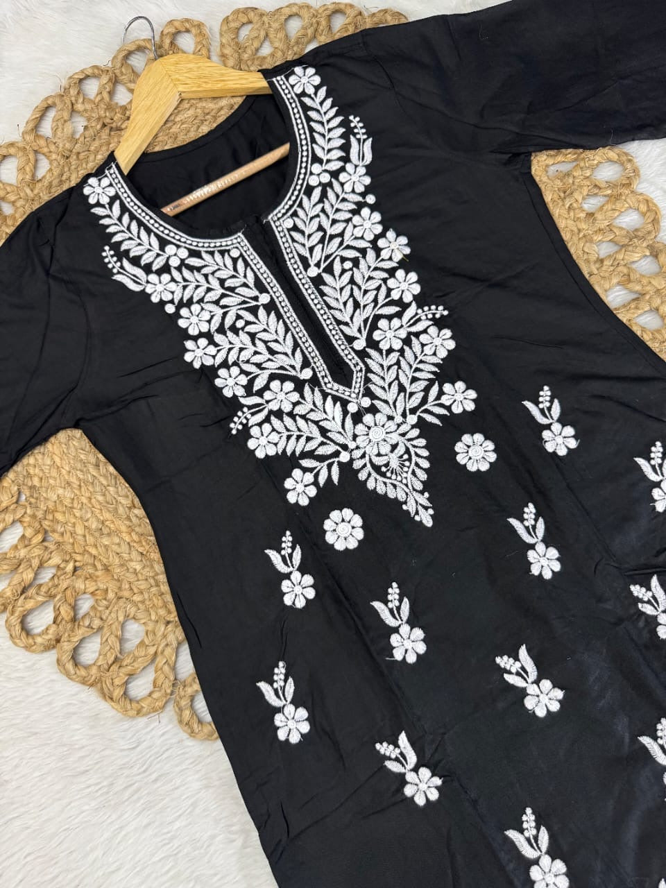 Lucknowi Computer Rayon 2pc Set