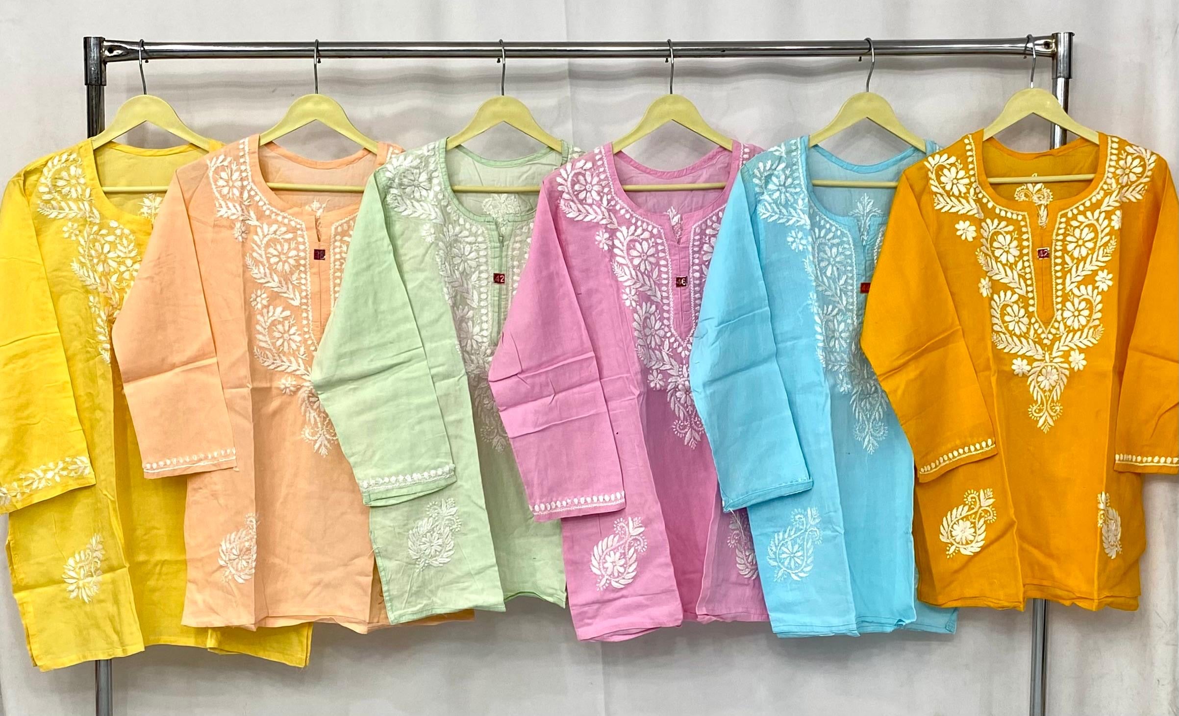 Short Kashmiri Chikan Top
