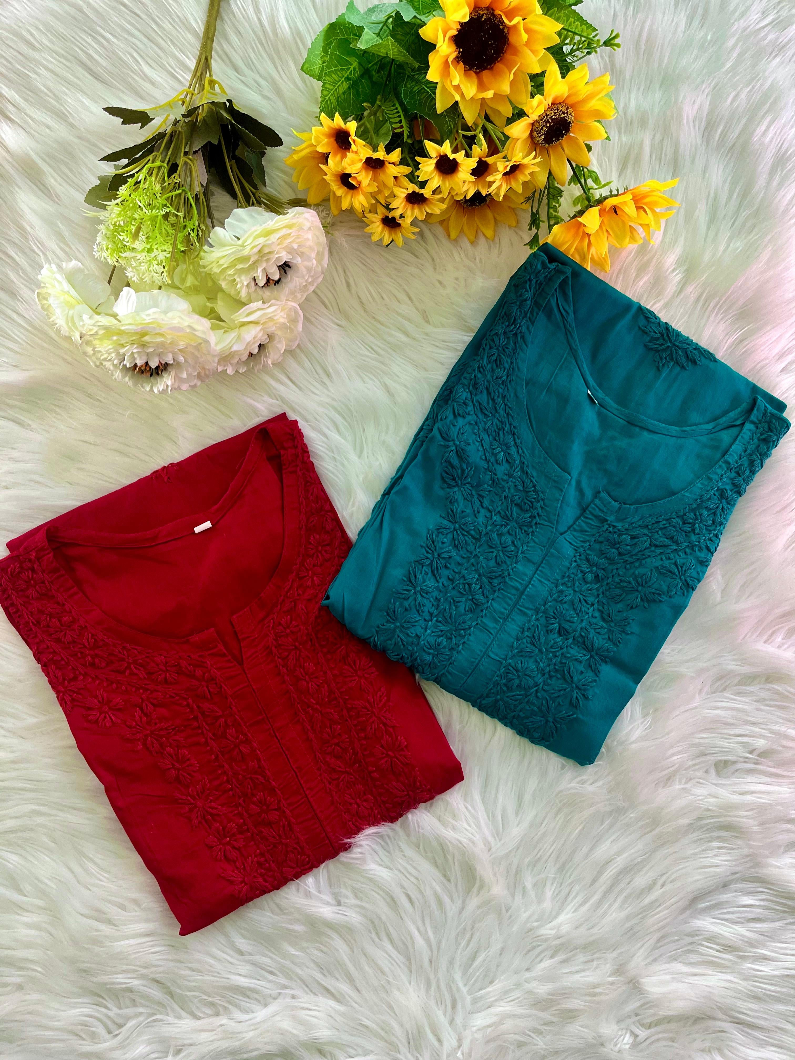 Grace Buy1Get1 Plus sizes Cotton kurtis