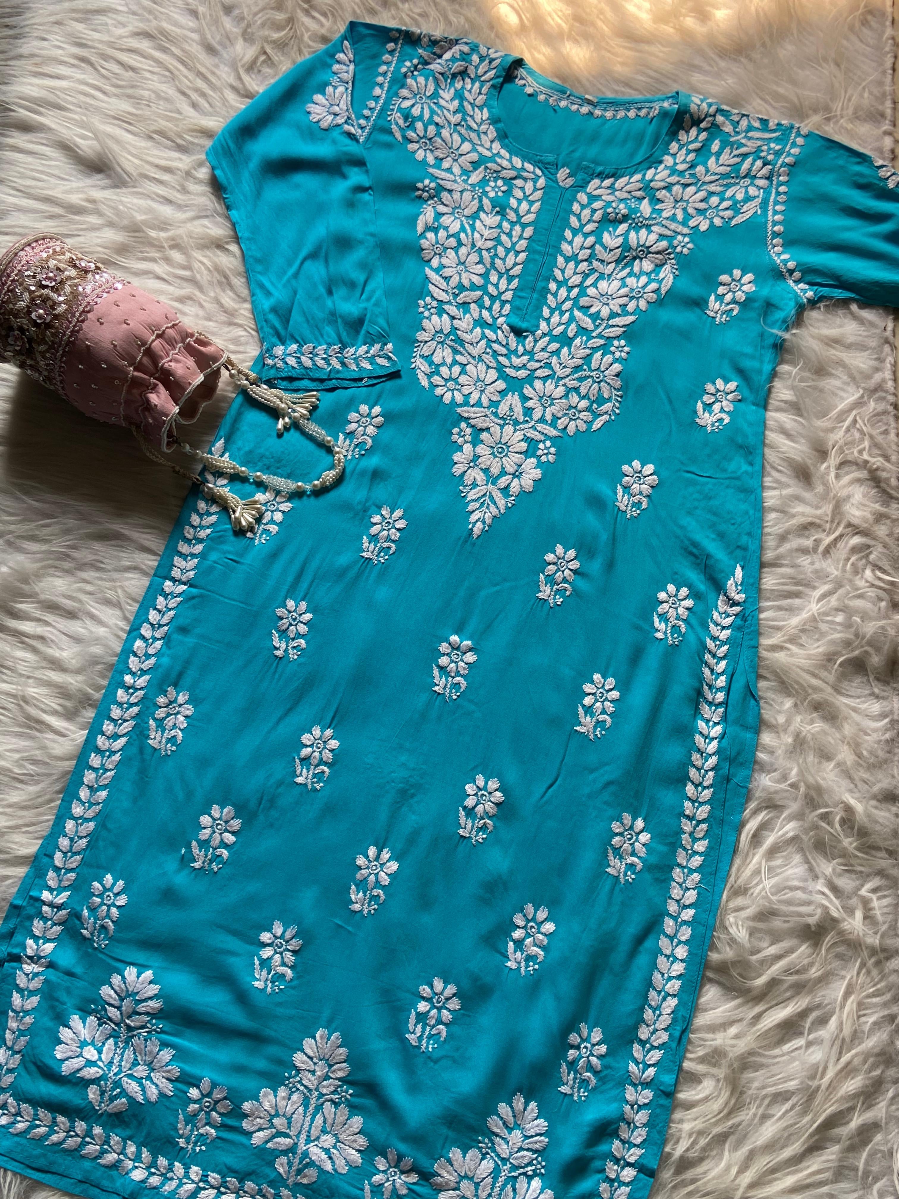 Rayon Fine Intricate Kurta