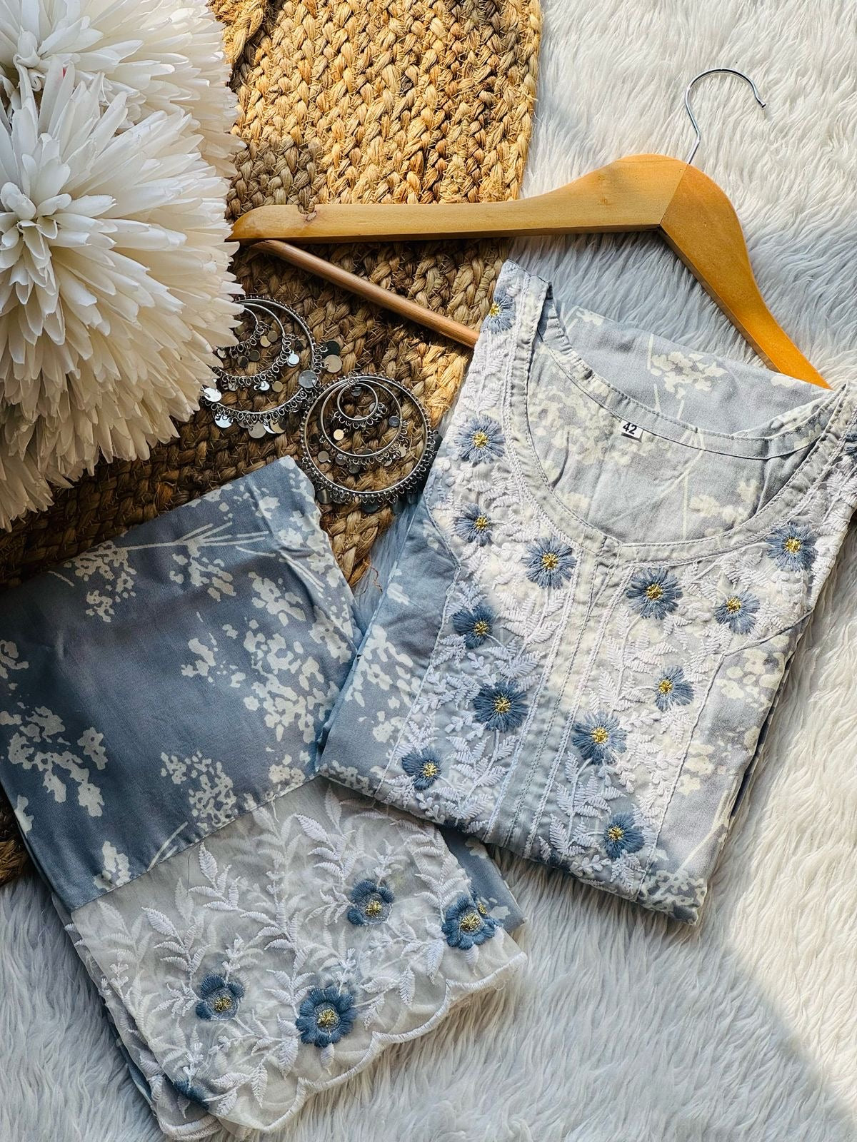 Printed Lais Mul Set
