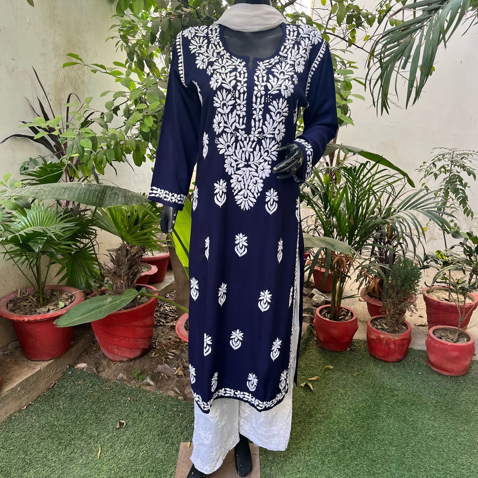 Straight fit Rayon soft kurta