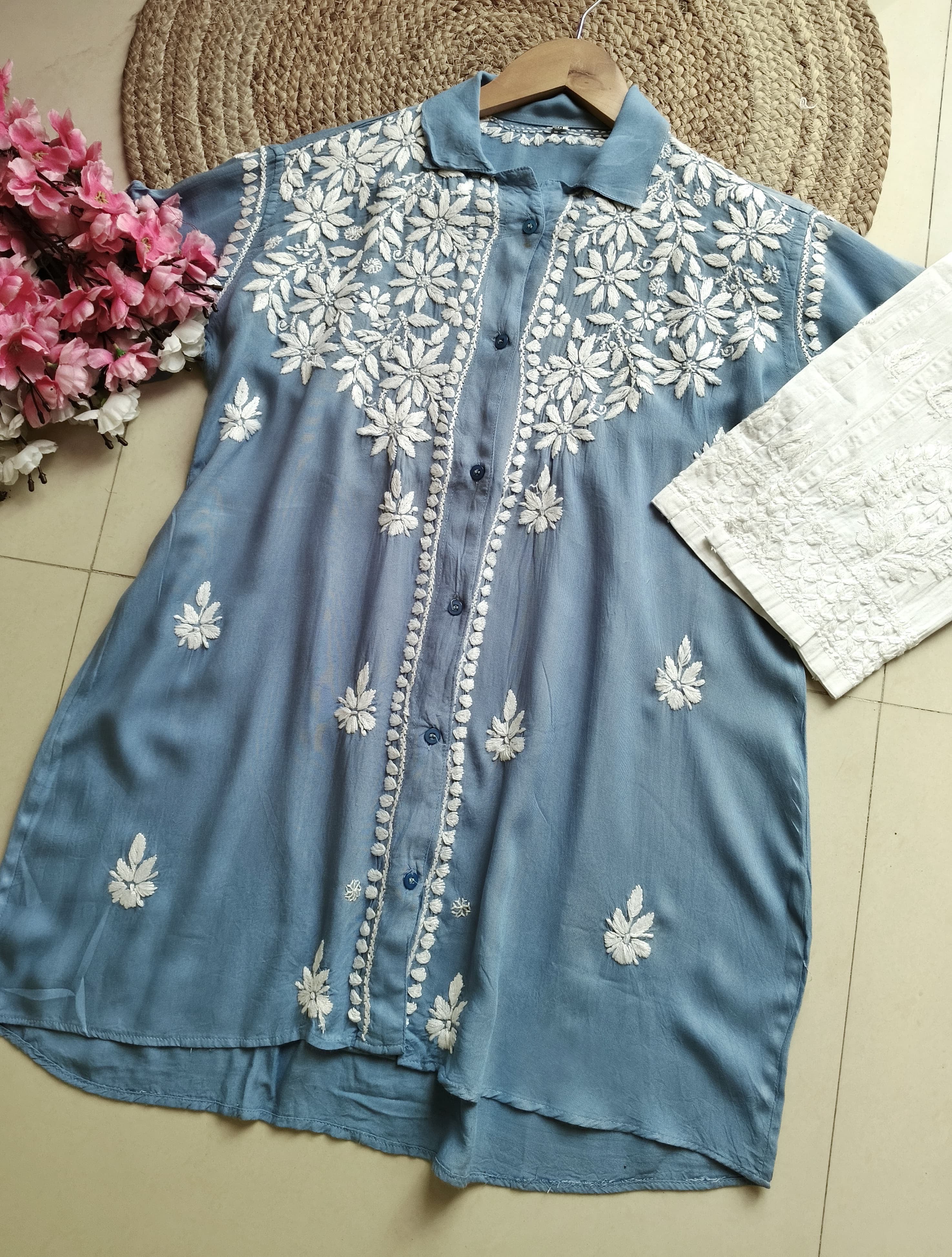 Latest Rayon Chikankari Shirt