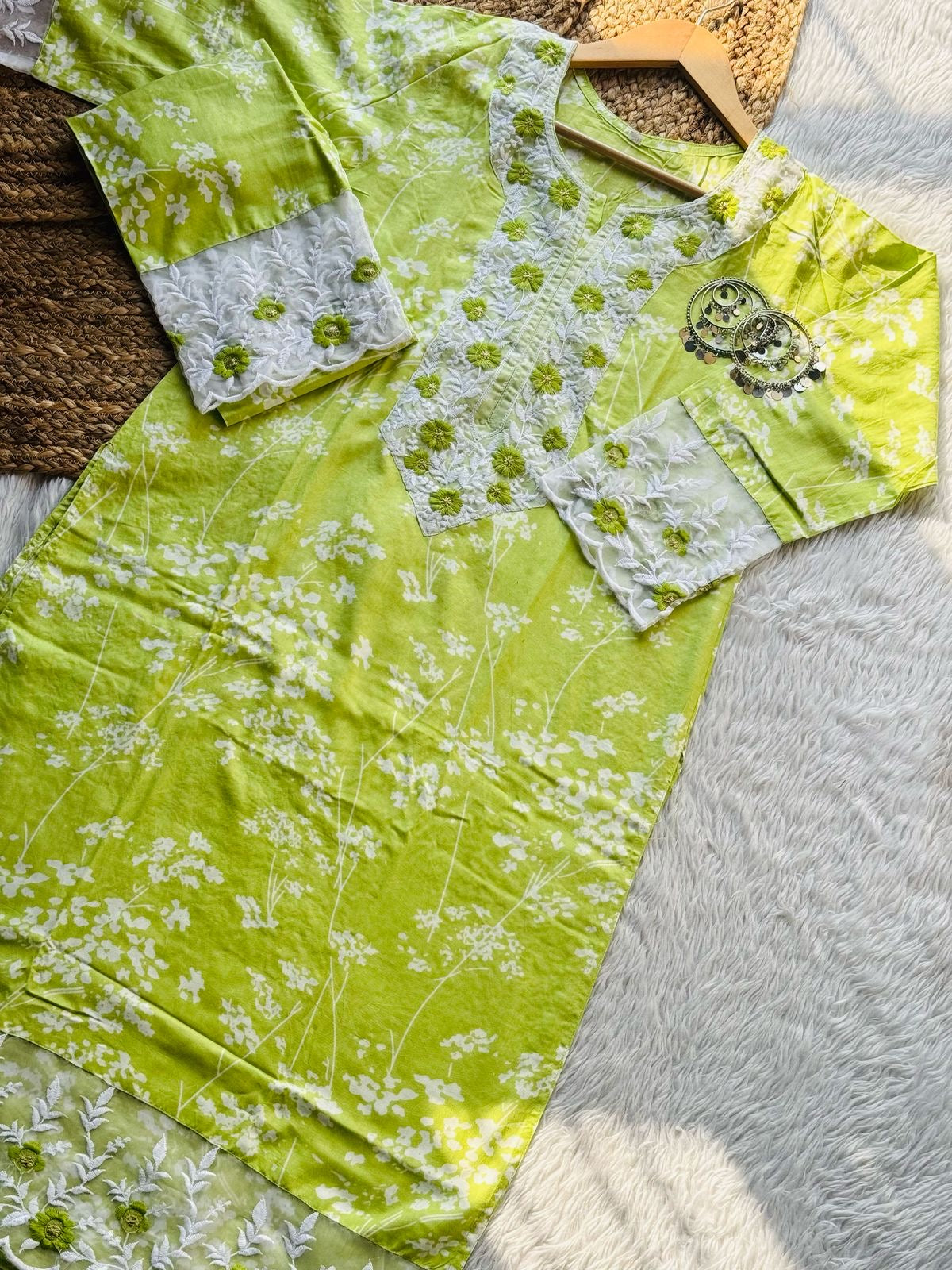 Printed Lais Mul Set
