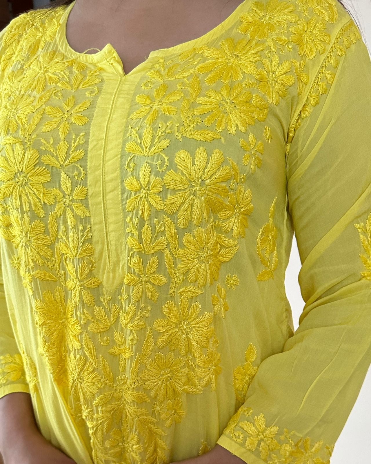 Dyeable Modal plazzo combo - finest Work - chikankariofficial