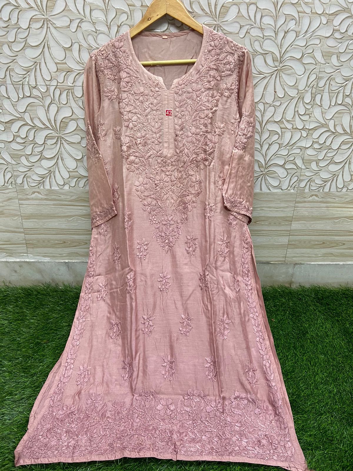 Fancy Daman 3d Pure Sikly Kurtis - chikankariofficial