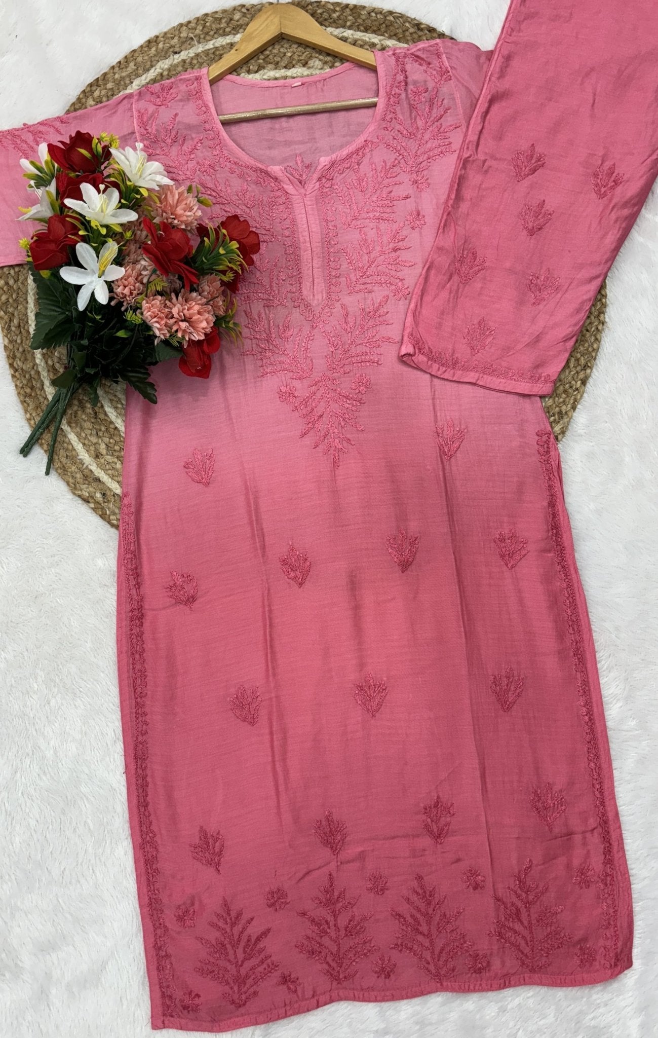 Ghaspatti Handwork Muslin combo Namrata Special - chikankariofficial