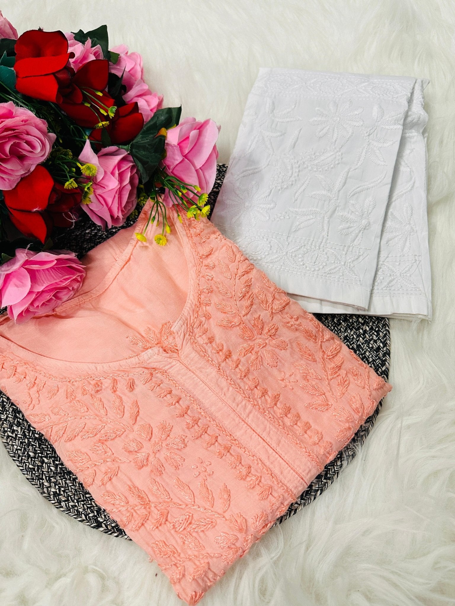 Handwork Muslin ChiKan Upgraded Edition Combo - chikankariofficial