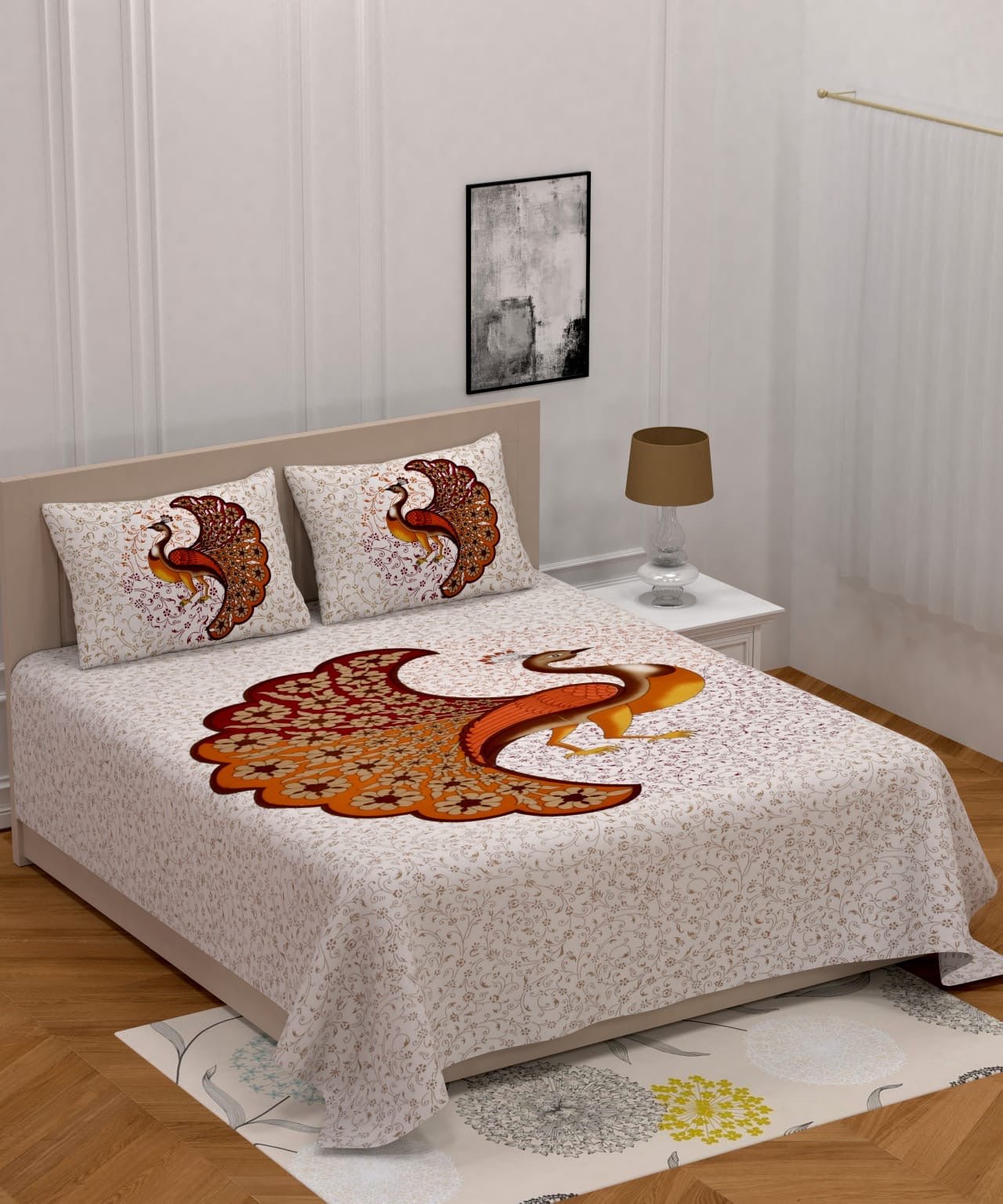 Jaipuri Printed Random Bedsheets - chikankariofficial