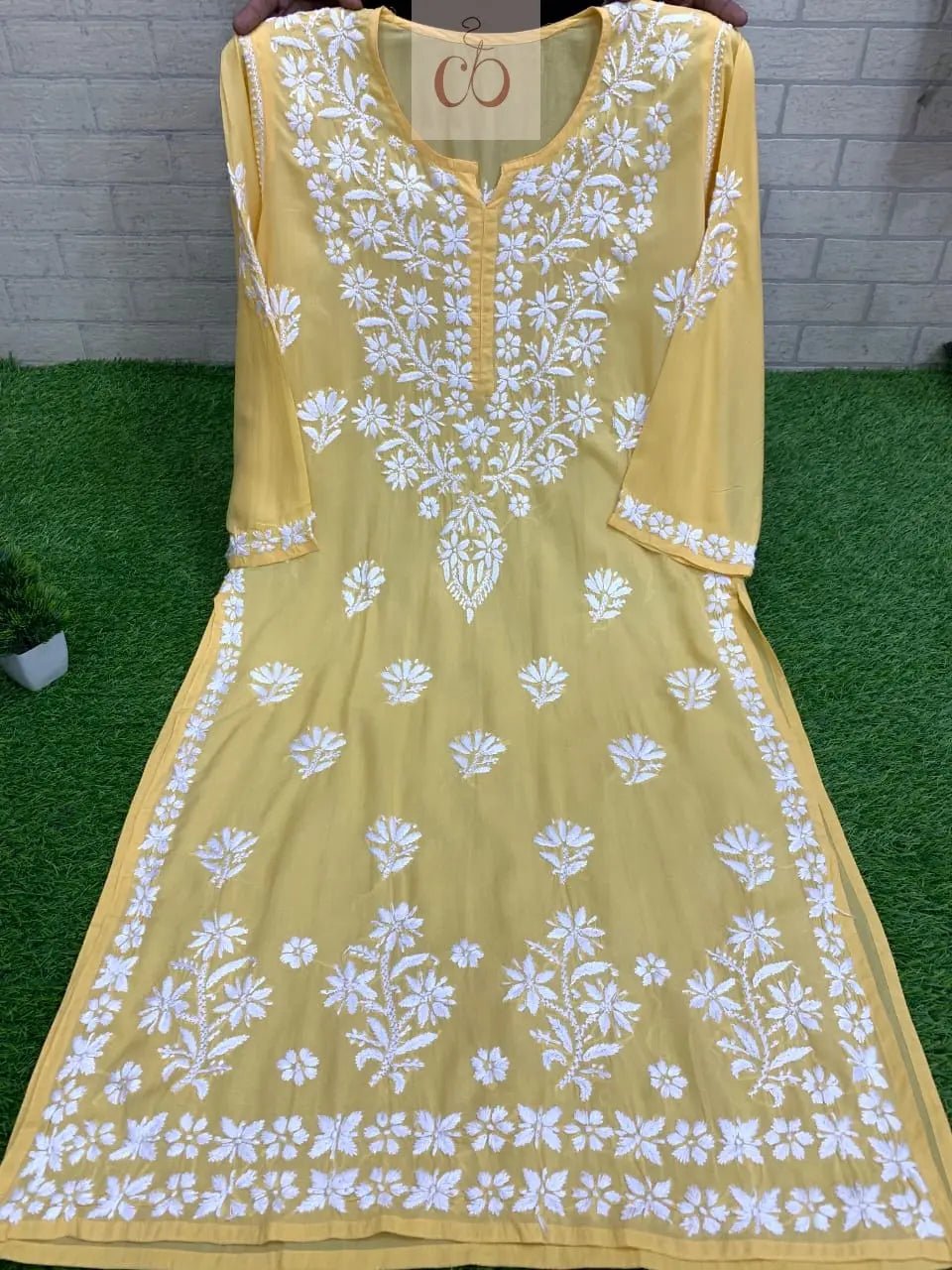 Modal Heavy Daman Kurtis - chikankariofficial