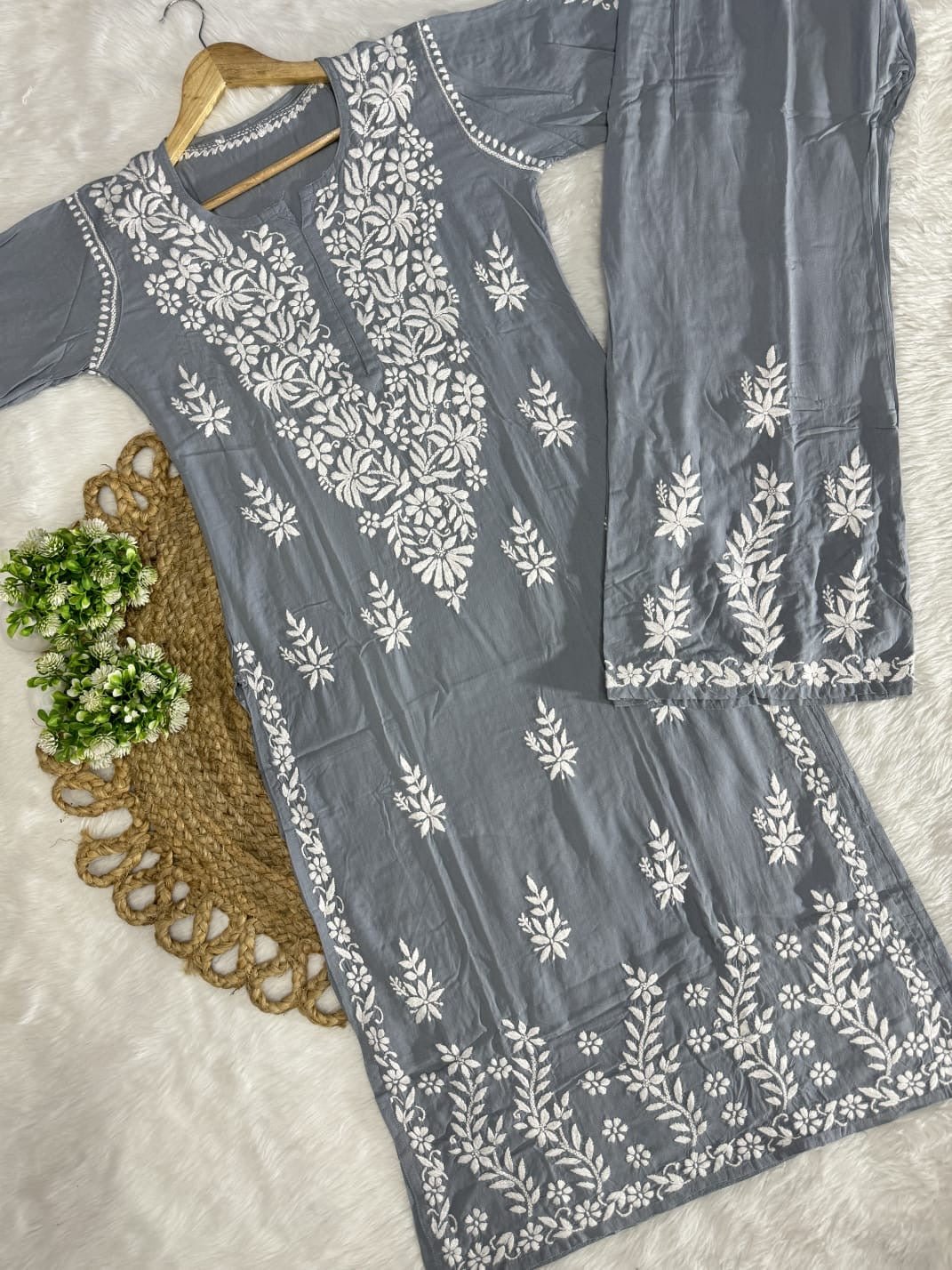 New concept Rayon Chikankari Combo - chikankariofficial