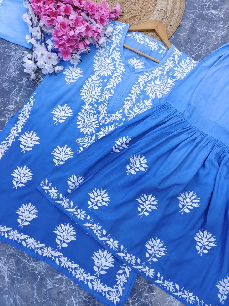 Ombre Dyed Gharara Sets - chikankariofficial