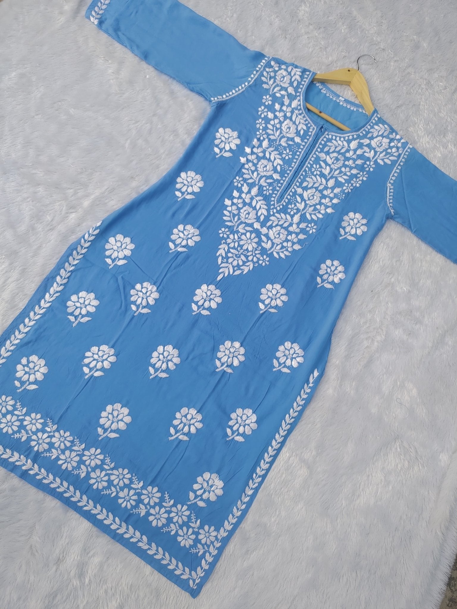 Premium heavy Work Modal kurti - chikankariofficial