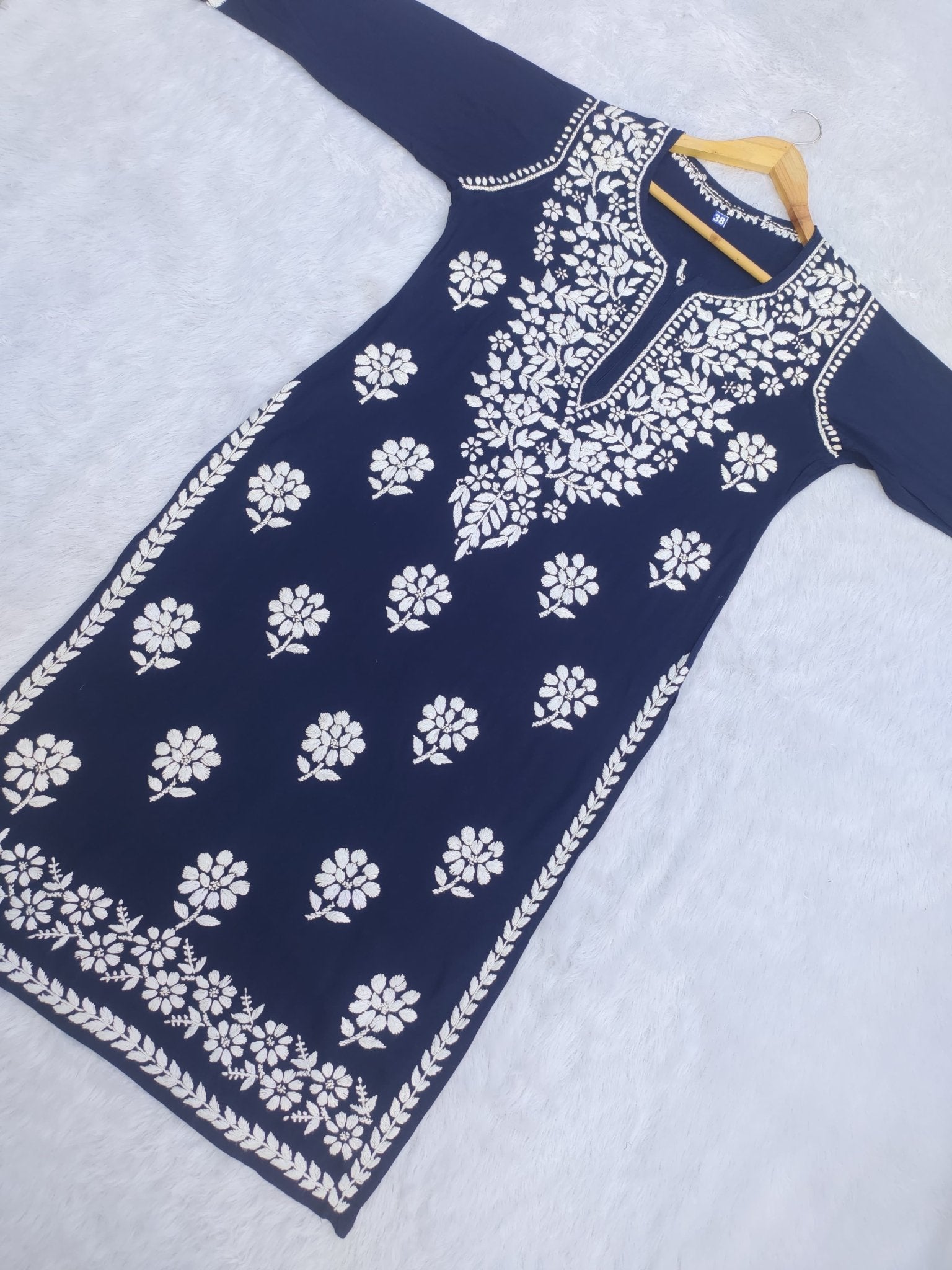 Premium heavy Work Modal kurti - chikankariofficial