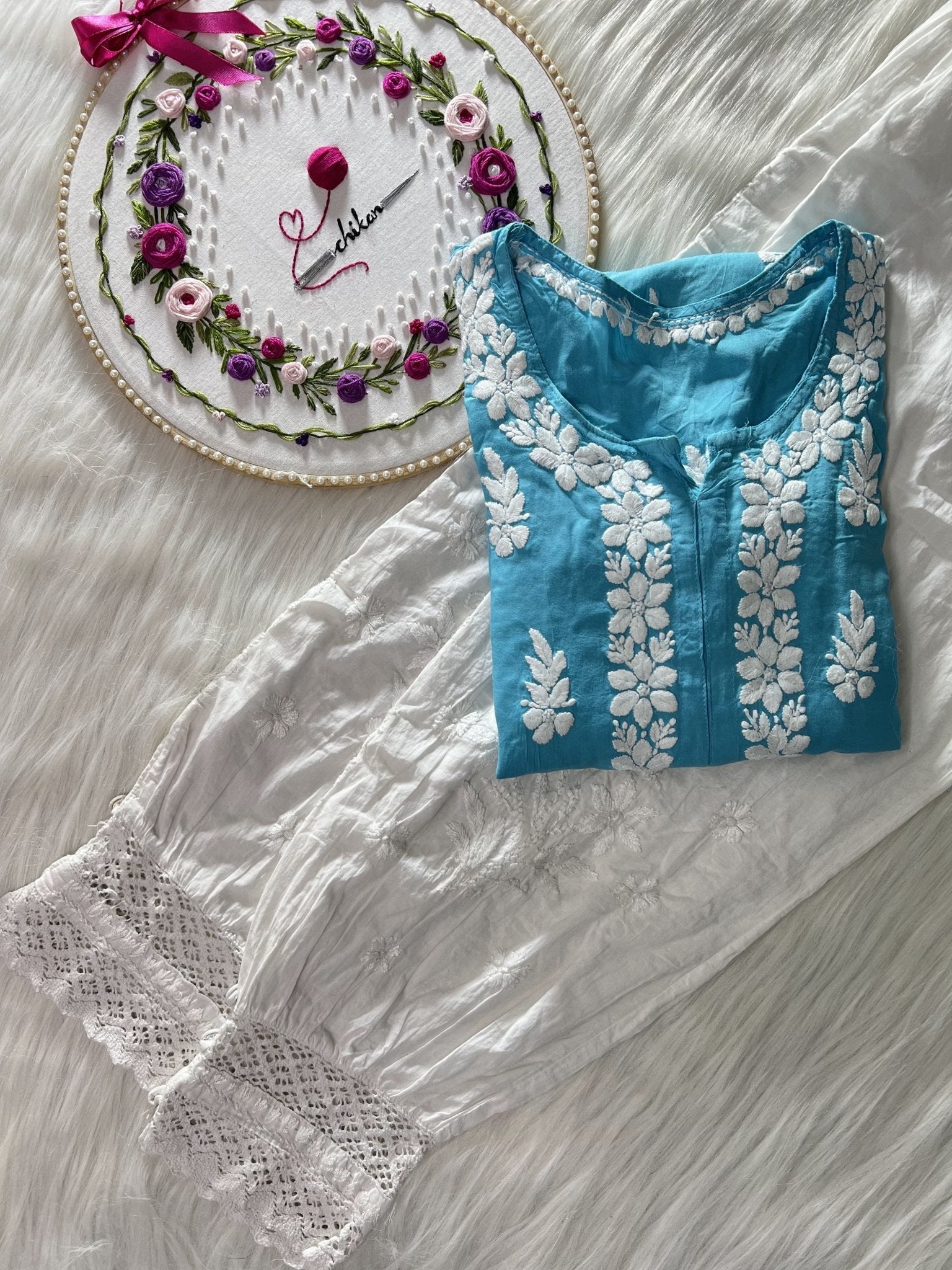 Premium launched Modal Kurti Set pair - chikankariofficial