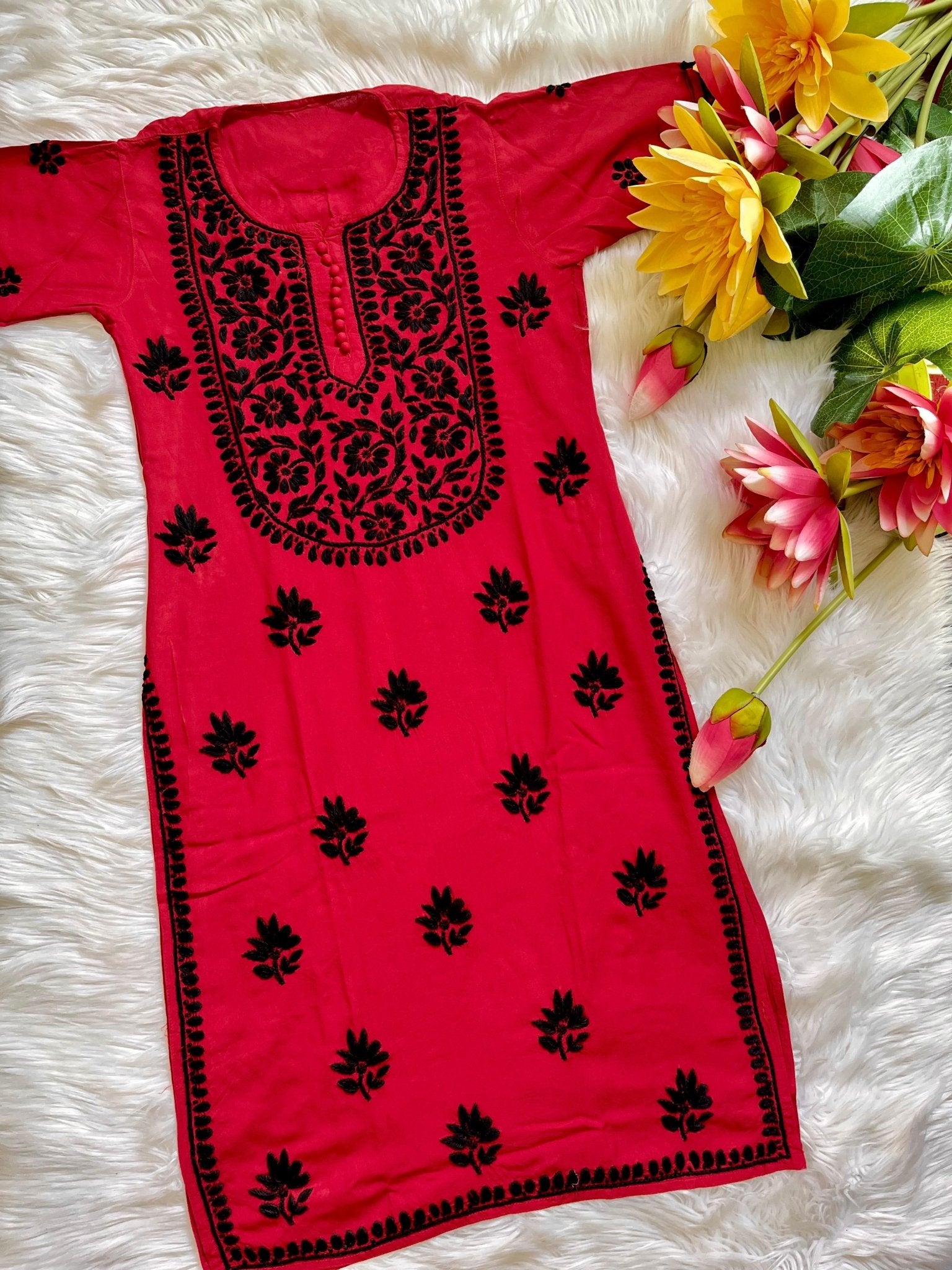 Rayon Dyeable Black Thread edition - chikankariofficial