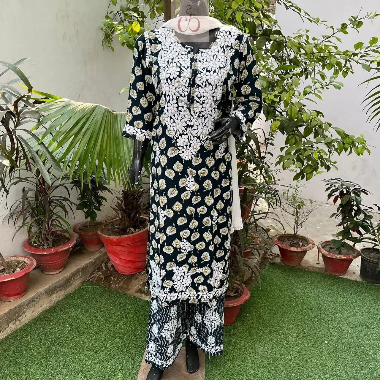 Rayon Premium Print Heavy Set - chikankariofficial
