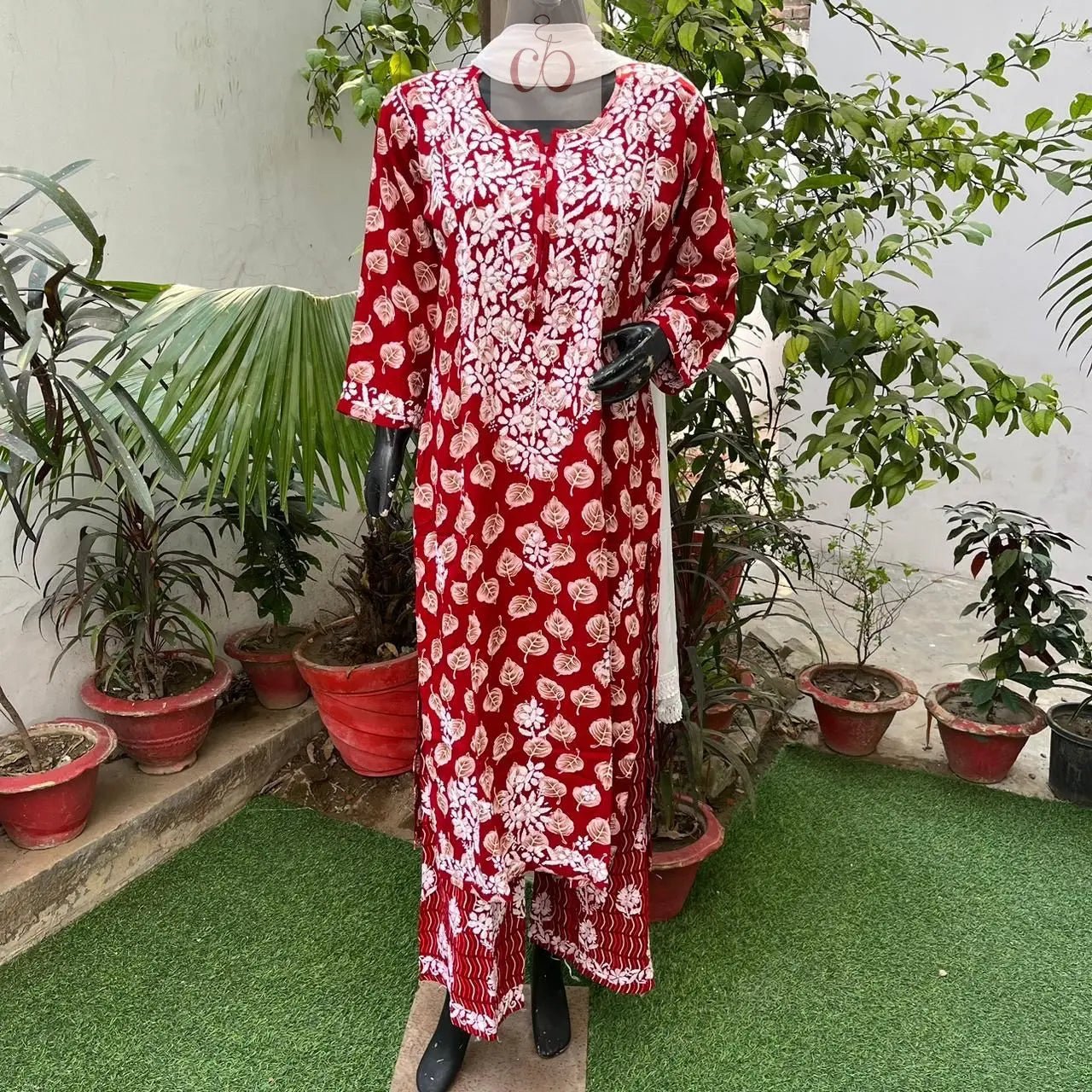 Rayon Premium Print Heavy Set - chikankariofficial
