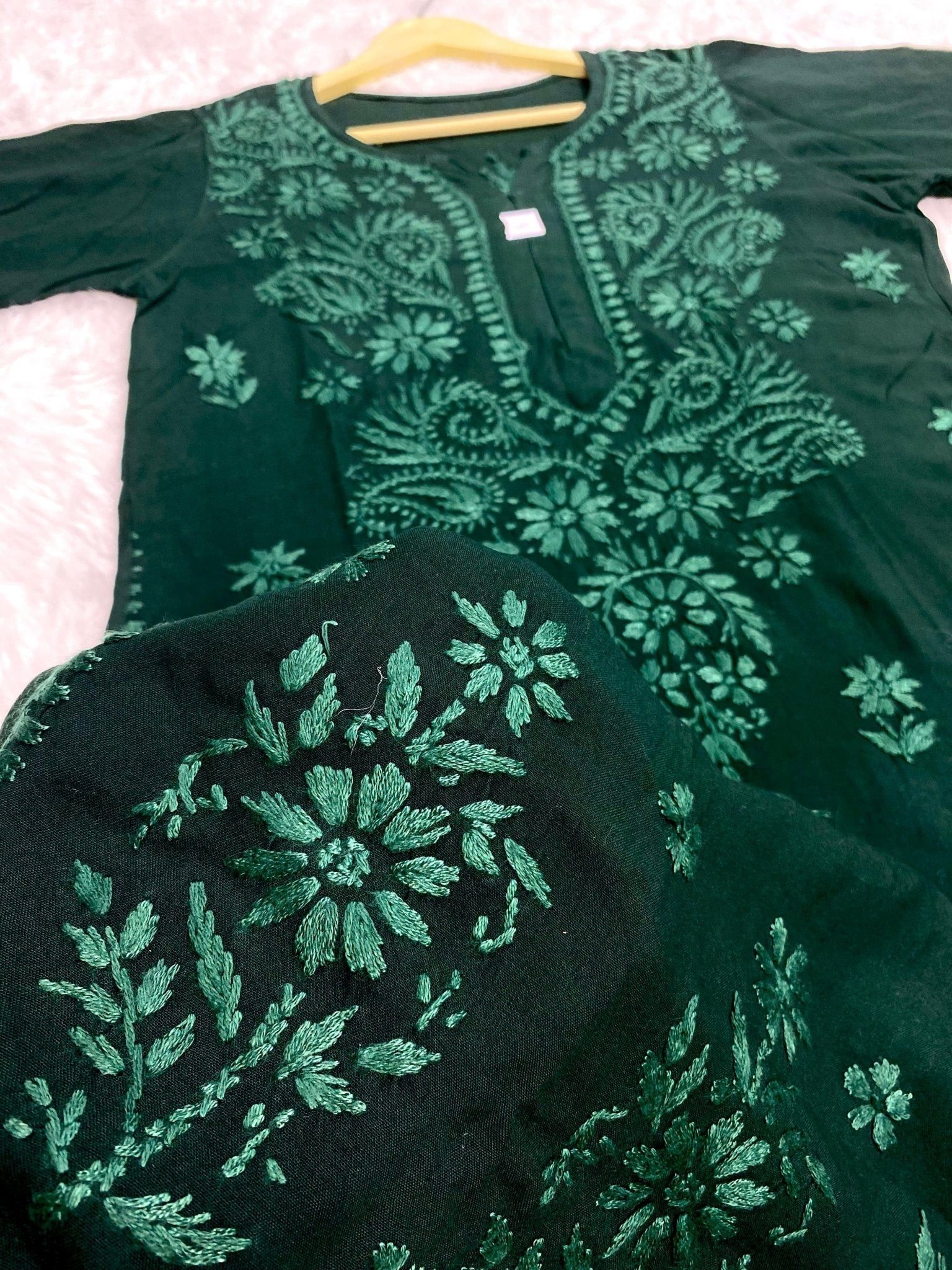 Small & Plus size Chikankari soft Rayon combo - chikankariofficial