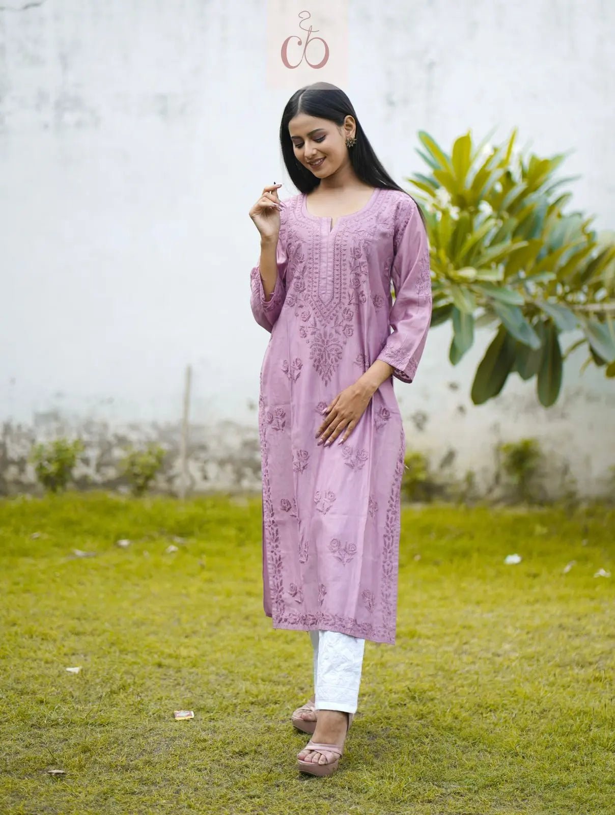 Smooth Soft Chanderi Article By Chikankariofficial - chikankariofficial
