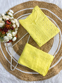 Muqaish work Zoya chikankari Set