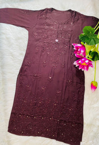 Premium Modal Heavy Muqaish Kurta