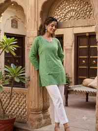Mul Mul Fabric Short Top