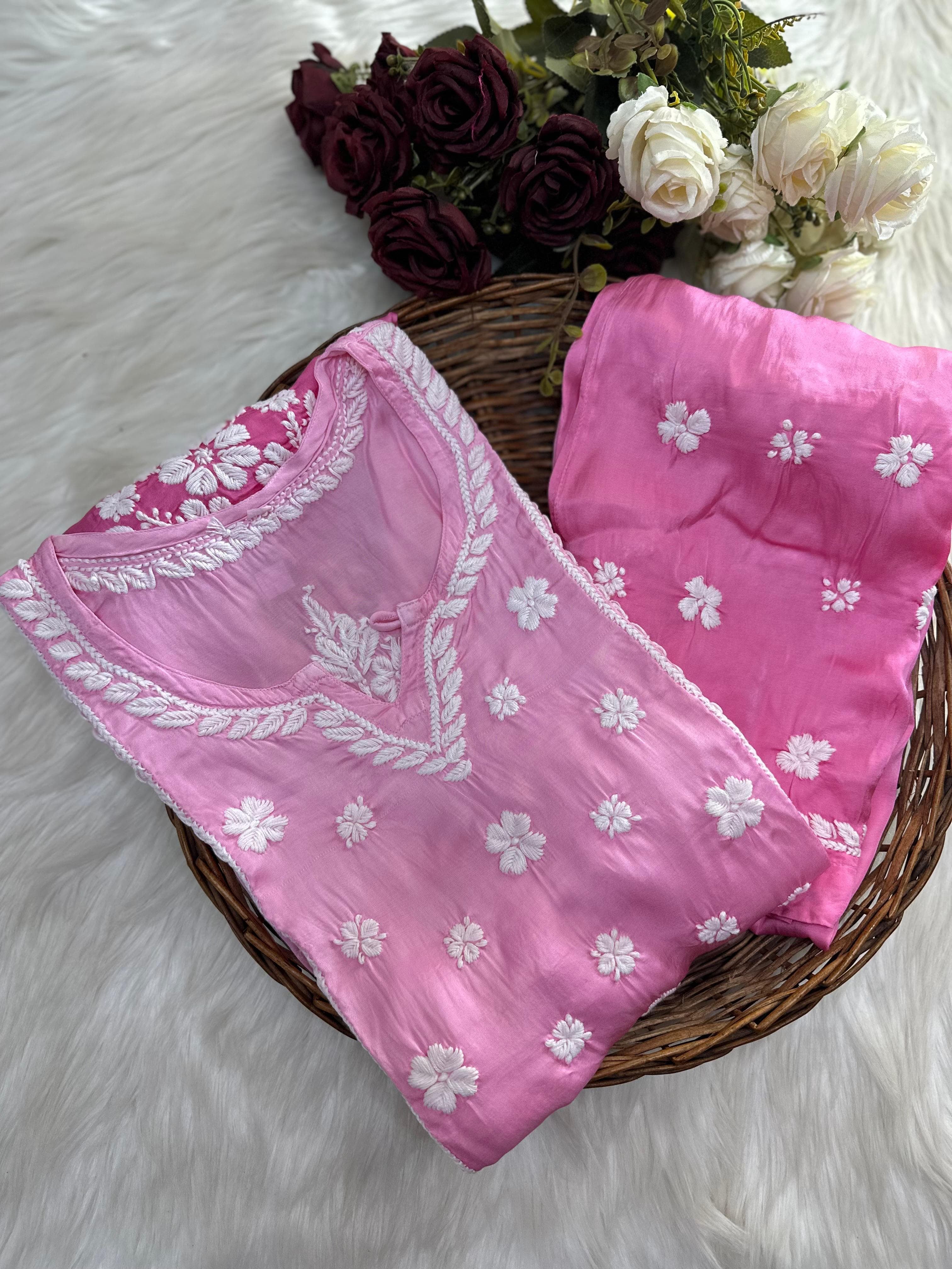 Modal Satin Stiched Premium Side Pocket Co-ord