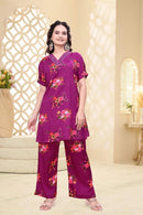 Designer Co-ord Set Printed