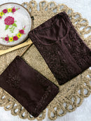 Ayaat 3d worked Premium Rayon Kurta with Plazzo