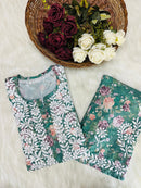 Crape soft Fabric Mul embroidered combo