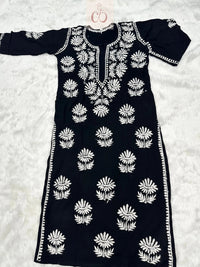 100% Authentic Chikankari Hand Self Embroidery By our professional Characters - Chikankari official