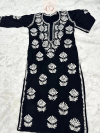 100% Authentic Chikankari Hand Self Embroidery By our professional Characters - chikankariofficial