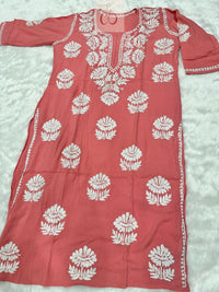 100% Authentic Chikankari Hand Self Embroidery By our professional Characters - chikankariofficial