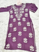 100% Authentic Chikankari Hand Self Embroidery By our professional Characters - Chikankari official