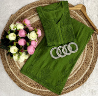 Chanderi Gala Chadi Cross Set