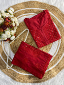 Muqaish work Zoya chikankari Set