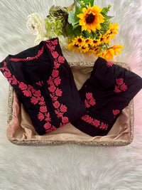 New era of chikankari Threads Set