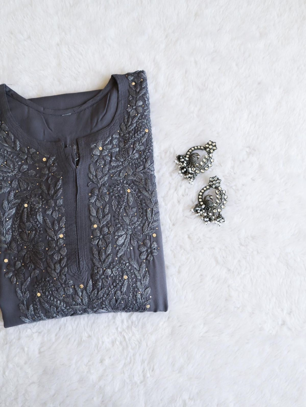 Zoya Rangrez Muqaish Soft Rich long Kurta