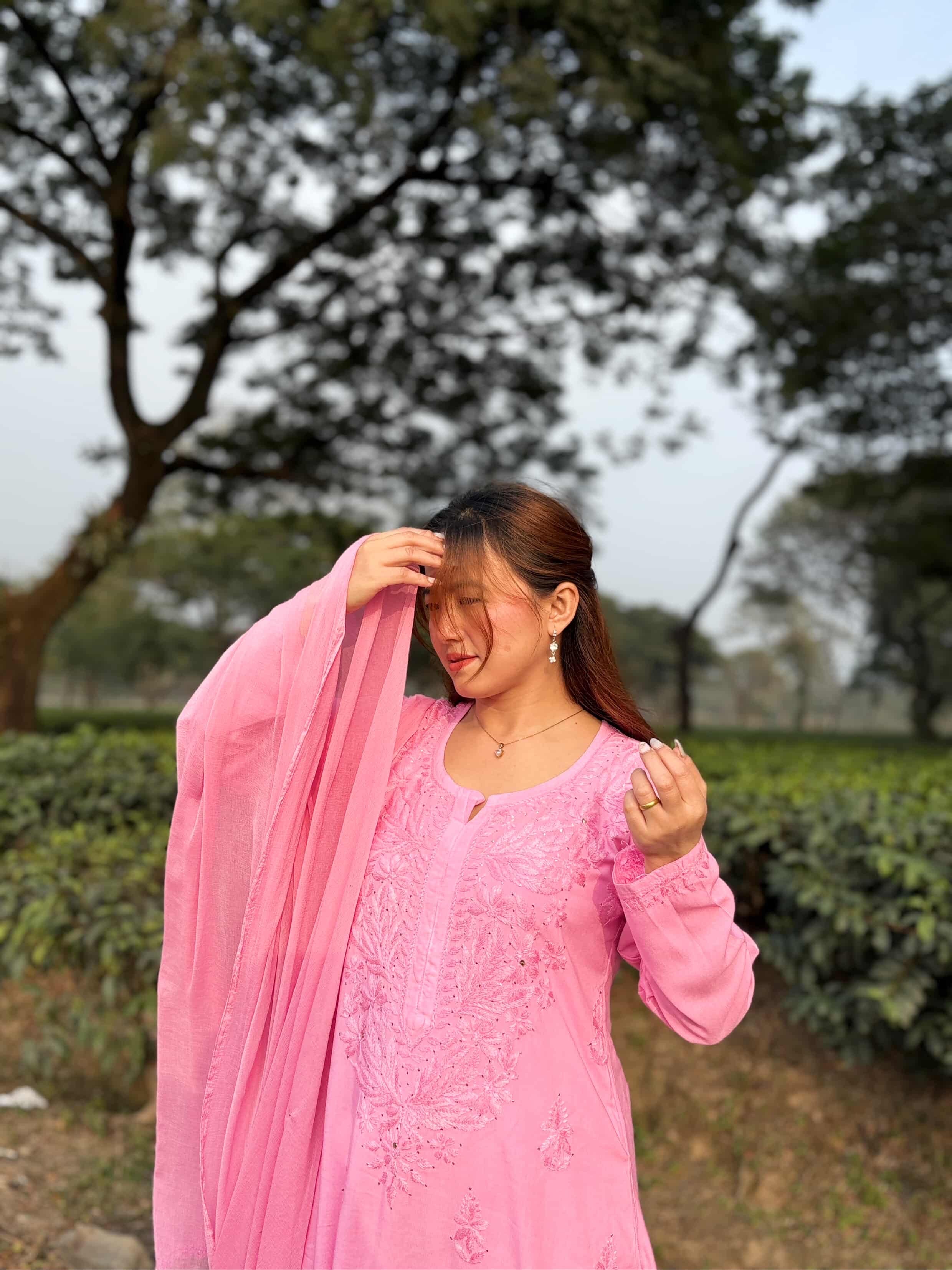 Zoya Handmade with Muqaish Soft 3pc Rayon Set