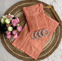 3D anchor Square Gala Muqaish thread Hand work 2pc Set