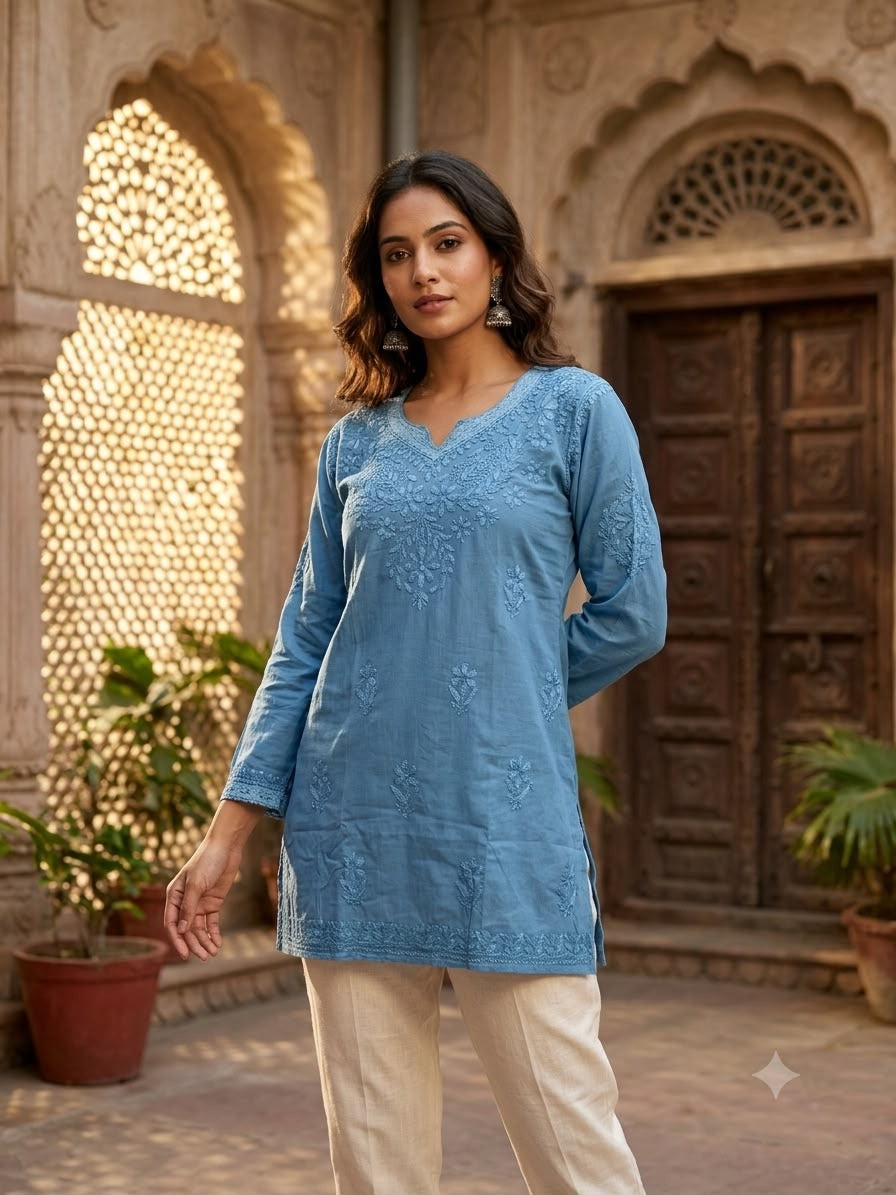 Mul Mul Fabric Short Top